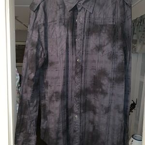 mens Affliction button down shirt